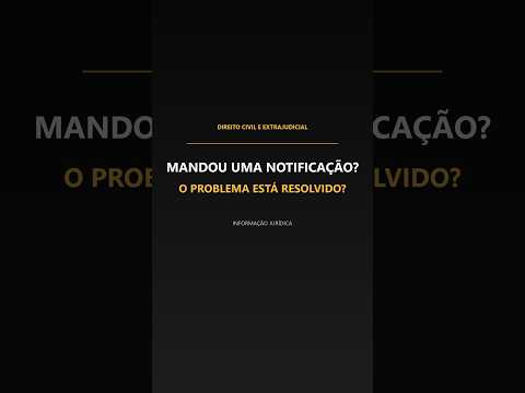 Miniatura do vídeo sobre notificação extrajudicial