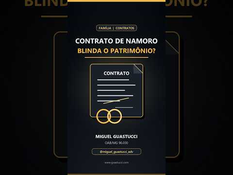 Capa do vídeo: Contrato de namoro blinda o patrimônio?